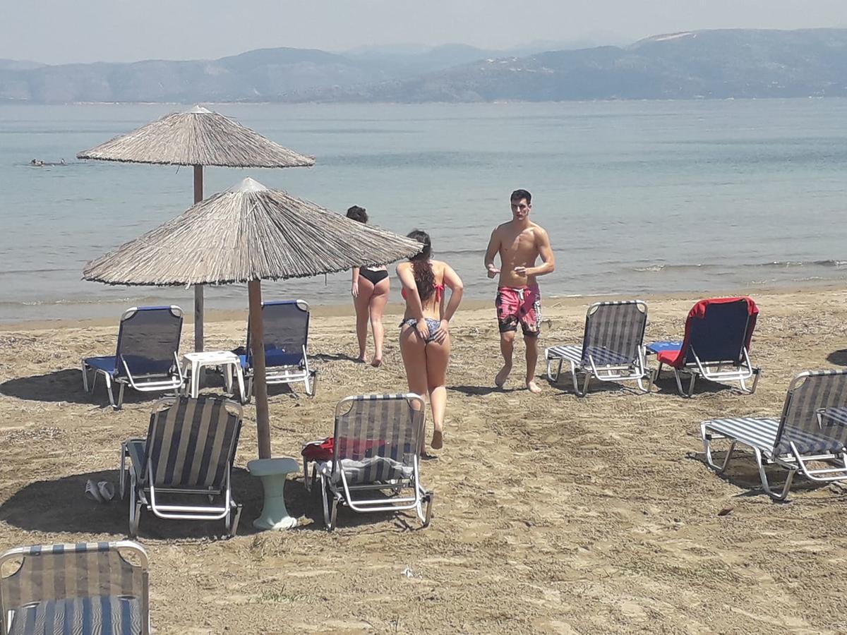 Akti Panela Beach Hotel Kávos Exteriér fotografie