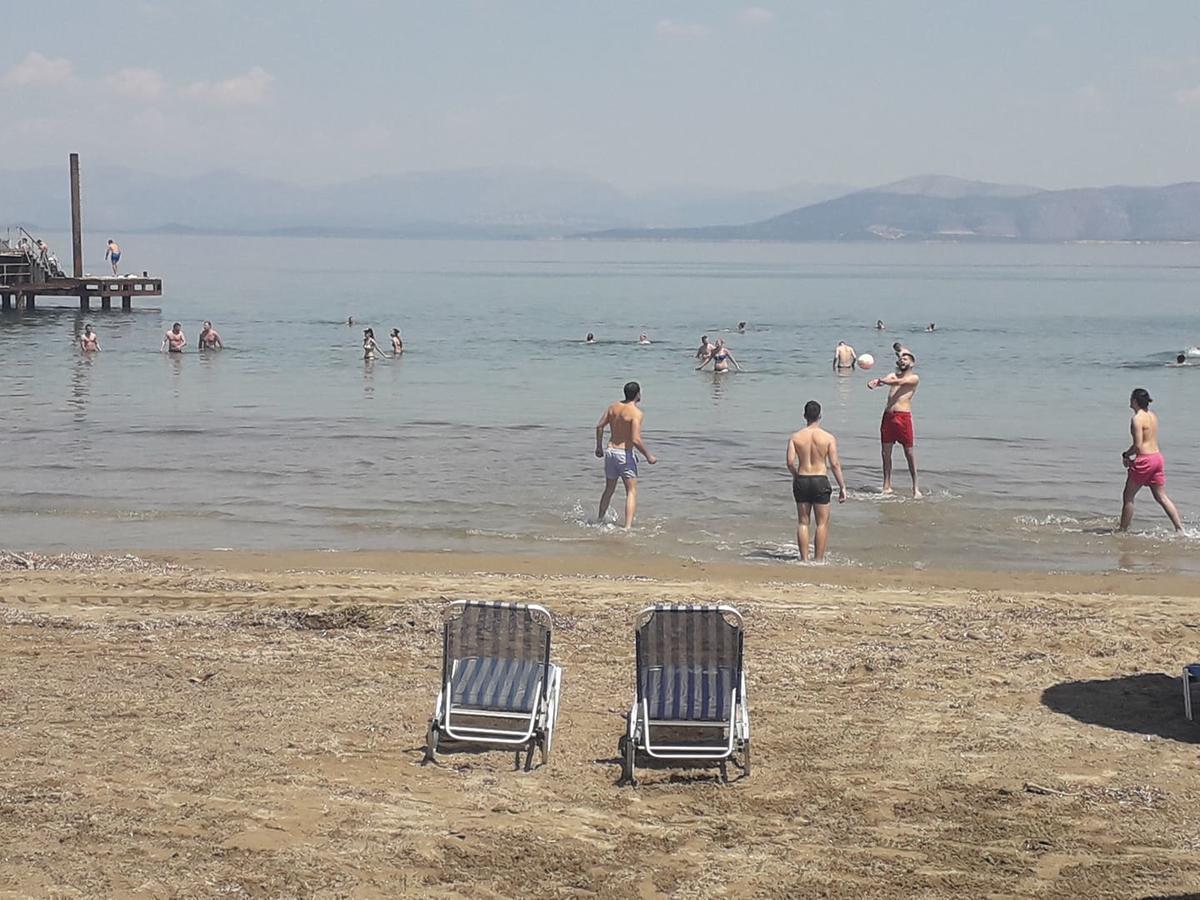 Akti Panela Beach Hotel Kávos Exteriér fotografie