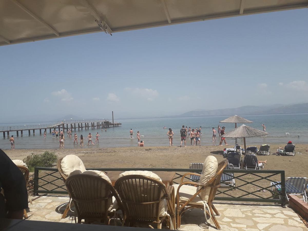 Akti Panela Beach Hotel Kávos Exteriér fotografie